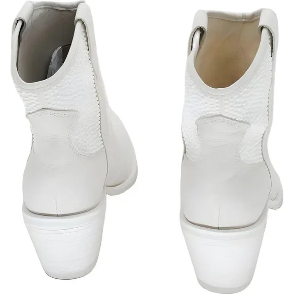 Dolce Vita Women's NASHE Mid Calf Boots, Off White Pearls, 8.5 - Picture 3 of 6